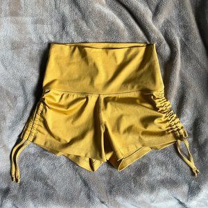 Mika Cherise Side Ruched Shorts - Pole/Yoga/Dance